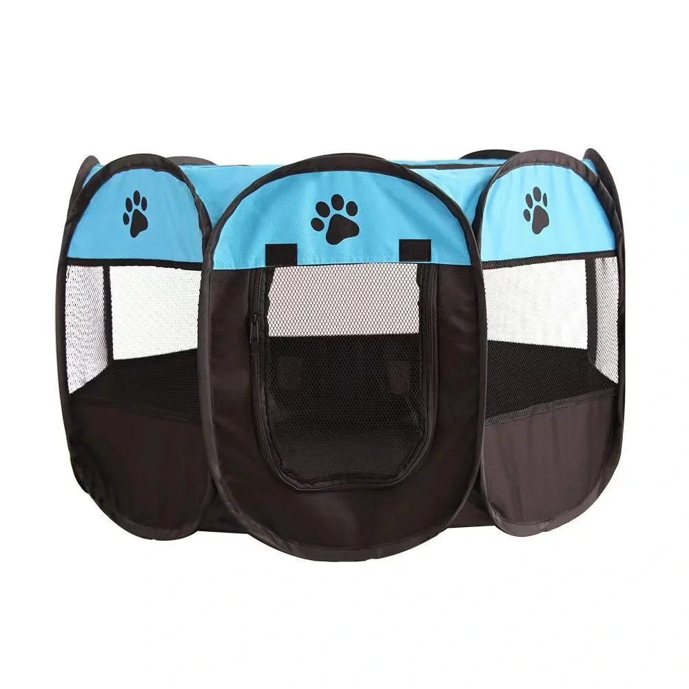 Pets Playpen Indoor Outdoor Activities Portable Tent Removable Zipper Top Small - Picture 3 of 8